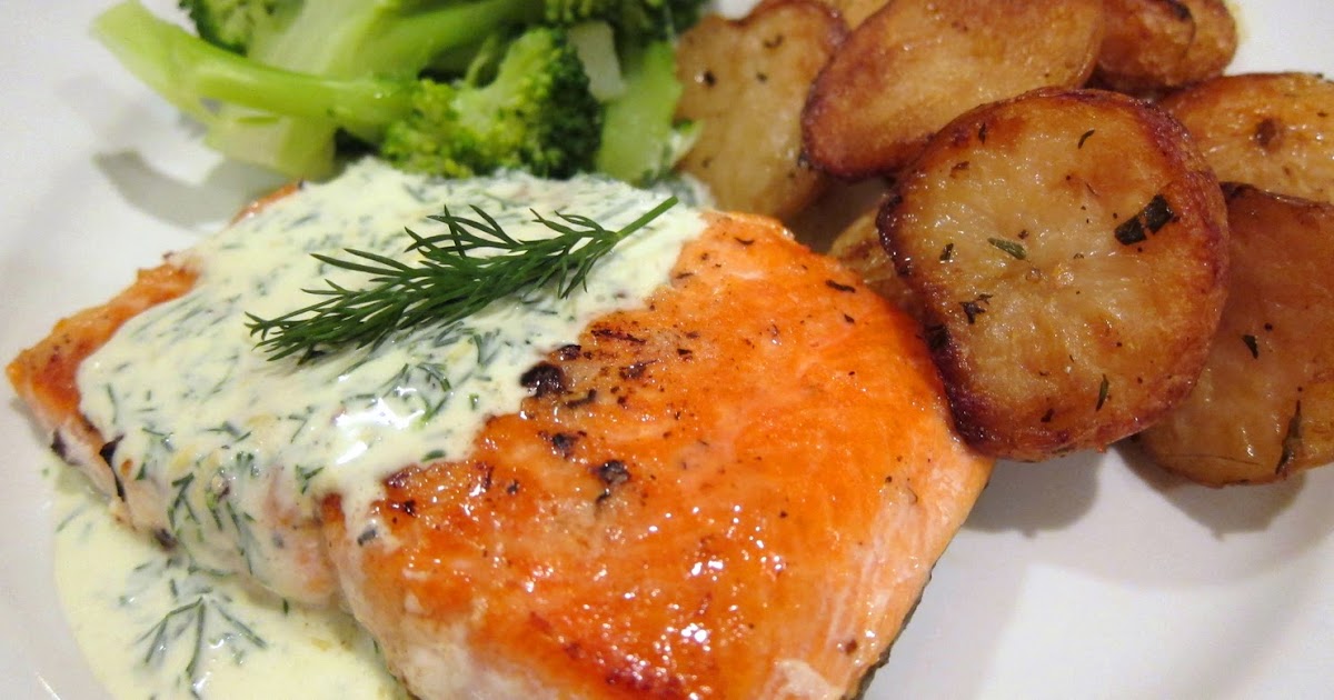 beets and bites PanSeared Salmon with Dill Sauce