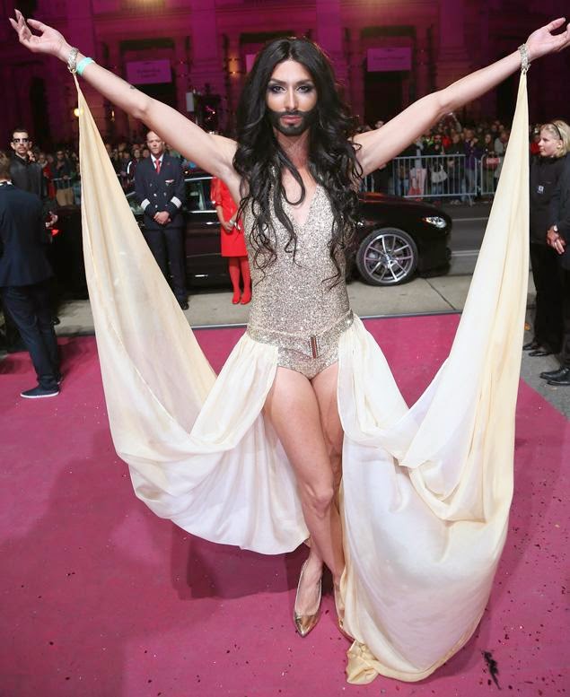 RÃ©sultat de recherche d'images pour "femme Ã  barbe eurovision conchita wurst"
