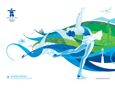 Free Vancouver 2010 Olympic Winter Games PowerPoint Background 24