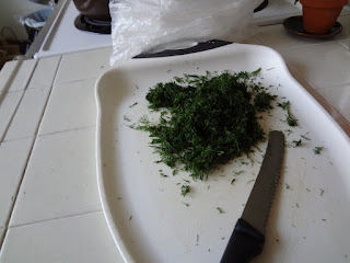 chopped dill