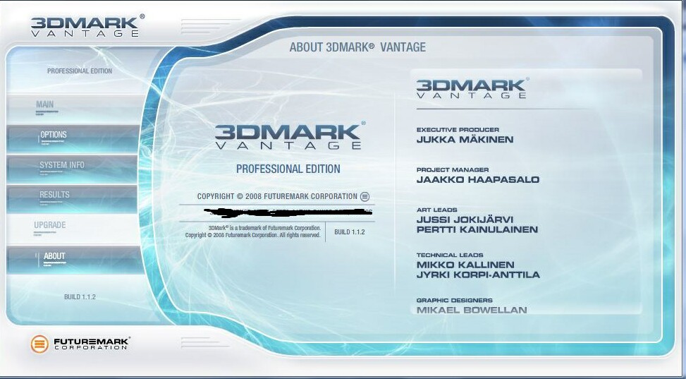 3DMark Vantage Professional v1.0 serial key or number