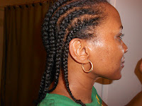 my hair. This was the first time that Ive added cornrows to my hair ...