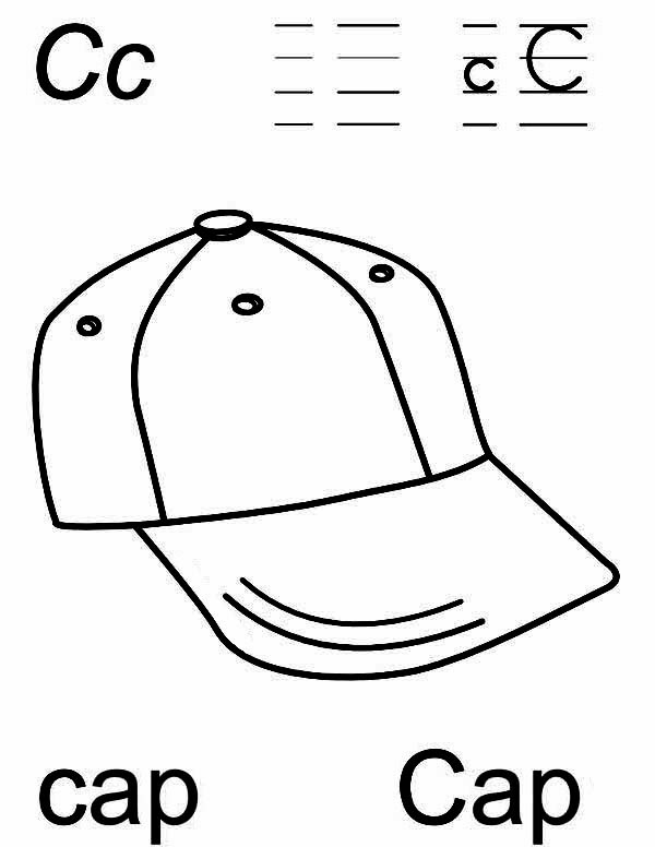 Printable Alphabet Coloring Pages Cap title=