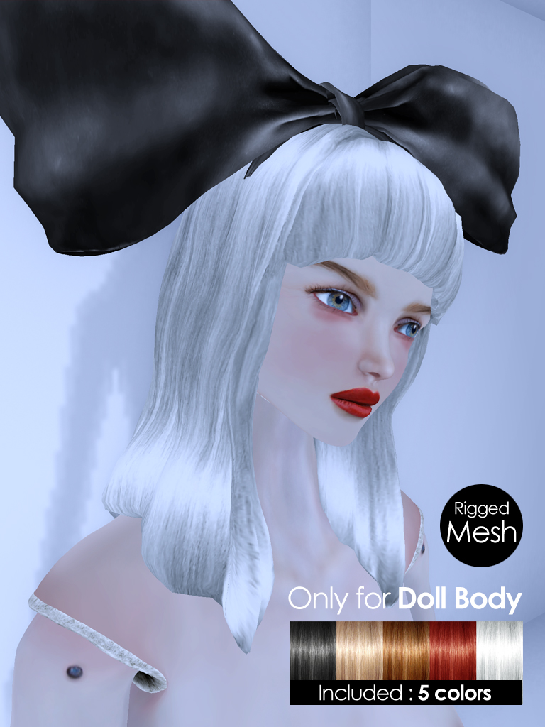  DOLL COCO *DOLLCOCO* Ribbon Hair