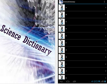 Science terms dictionary online