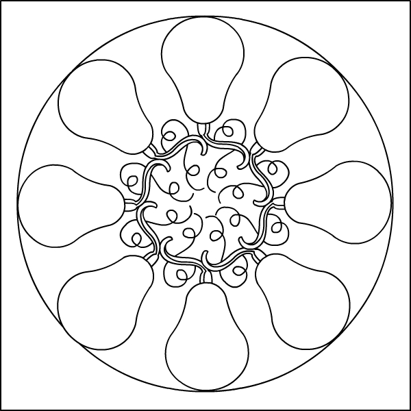 Nicole's Free Coloring Pages: Autumn Mandala * Coloring pages
