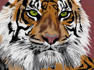 Dibujo, pintura y Manualidades - Página 2 Cara+de+tigre