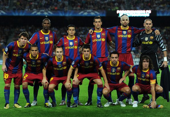 barcelona fc wallpaper 2010. Team FC Barcelona Team Season