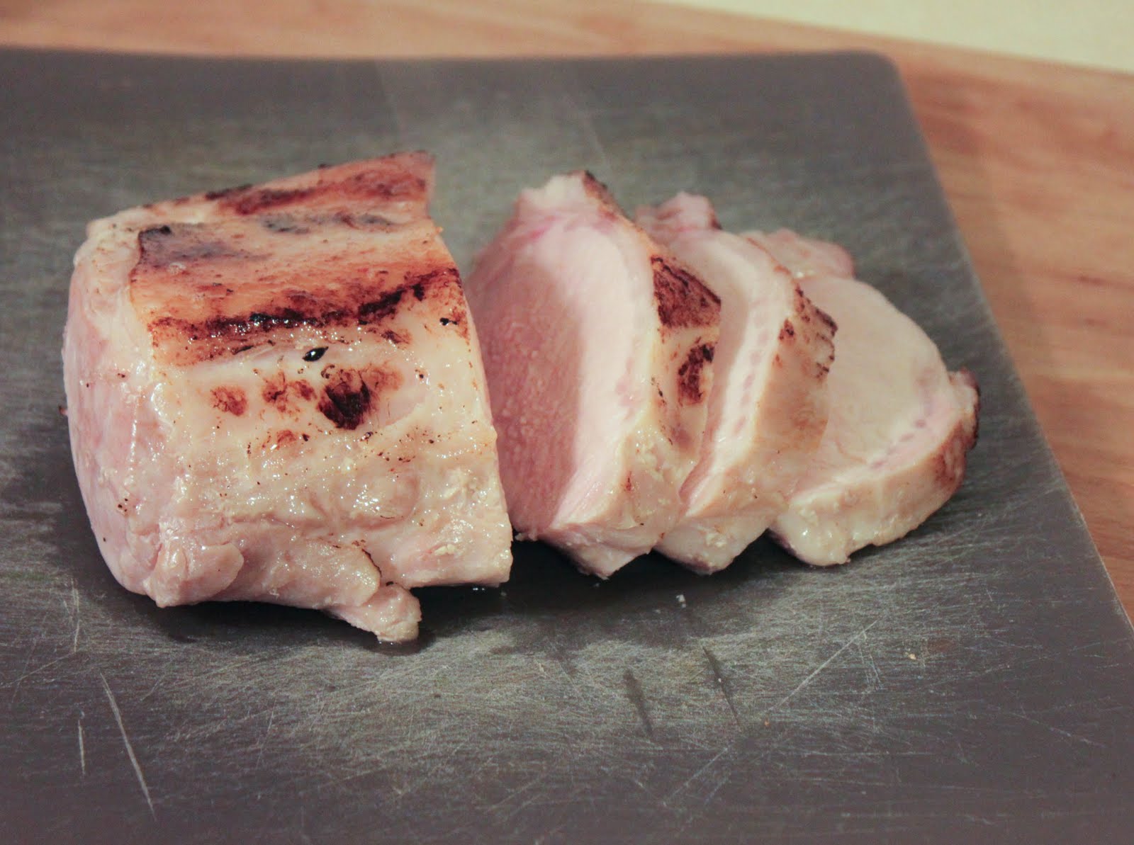 Emily's Culinary Adventures Sous Vide Pork Roast with Savory Fennel Bread Pudding