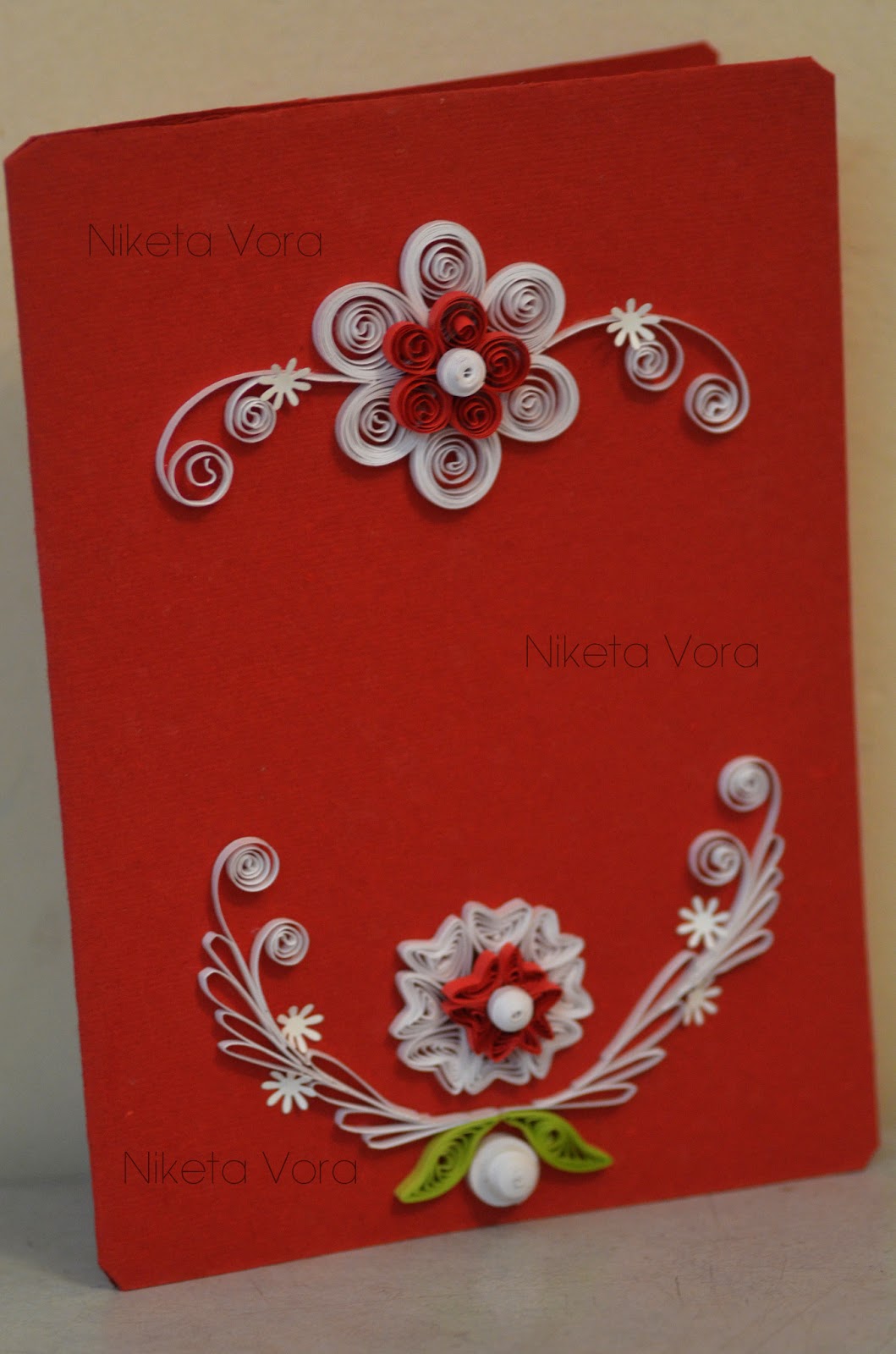 Niketa's Creative Corner Paper Quilling Greeting Card