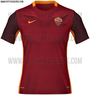 Bocoran jersey As Roma home terbaru musim 2015/2016 detail terbaru Bocoran jersey As Roma home terbaru musim 2015/2016