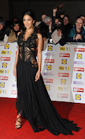 Nicole Scherzinger wearing a glamorous black dress