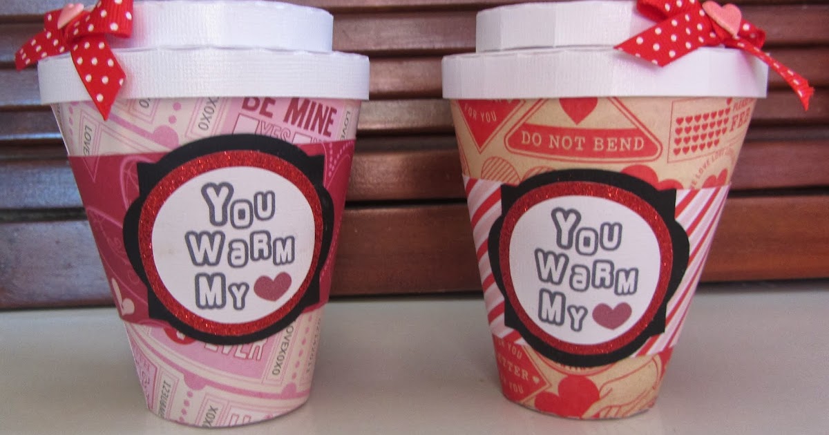 My Time To Play Valentine Coffee Cups and Wrappers