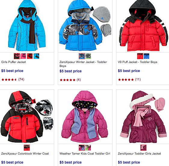 jcpenney girls winter coats