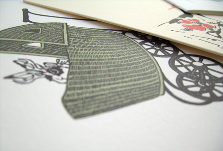paper letterpress cotton