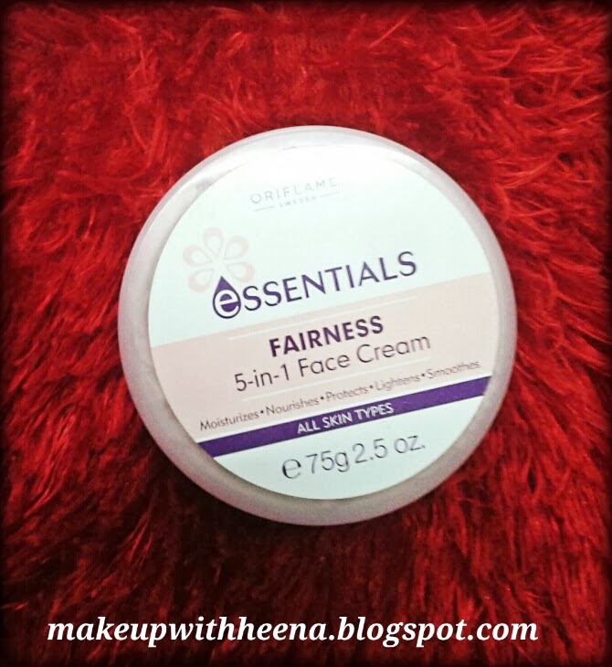 Oriflame essentials 5 in 1 fairness Cream Review