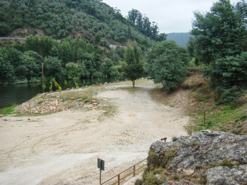 Zona de parque de estacionamento