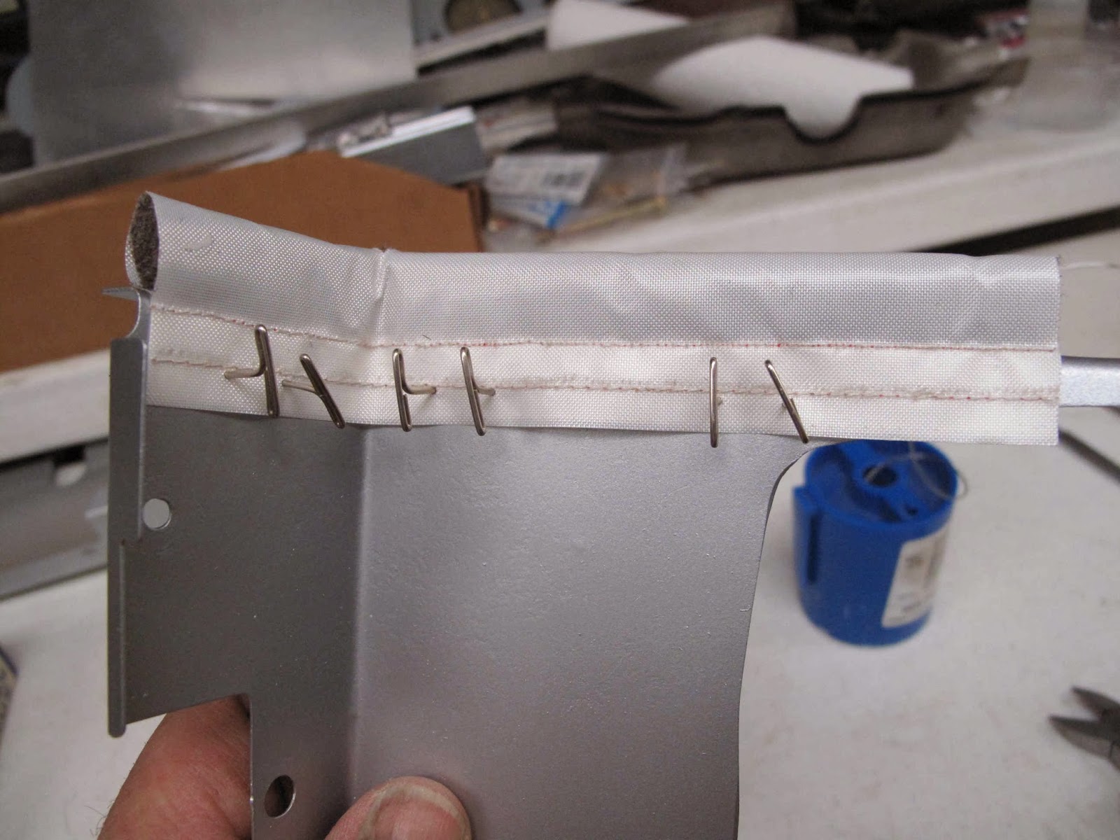 Cessna 140 Rebirth Installing Engine Baffle Rub Strips ( Seals)