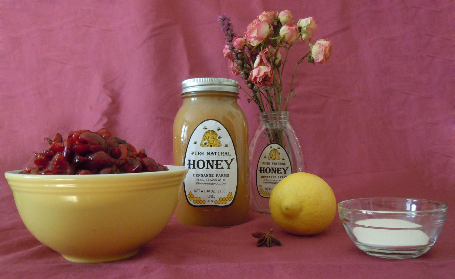 Kim Guare Cherry Jam, Pickled Garlic Scapes and Pickled Beets!