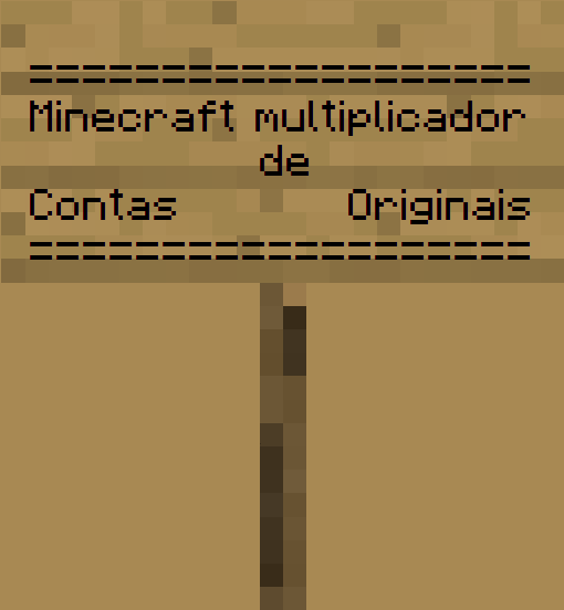 Minecraft Multiplicador de Contas