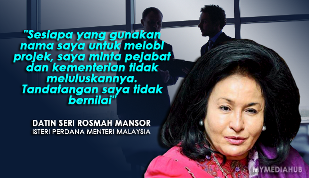 Demi Najib,Rosmah Sanggup Merangkak
