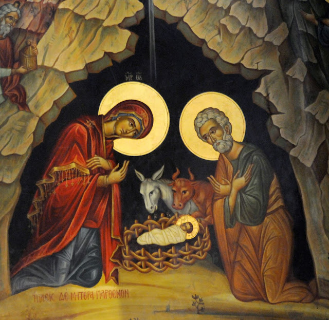 مرافقة المسيح _ غريغوريوس اللاهوتي The+Nativity+Icon