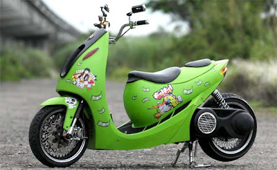 Contoh Modifikasi Motor Matic Scoopy & Mio
