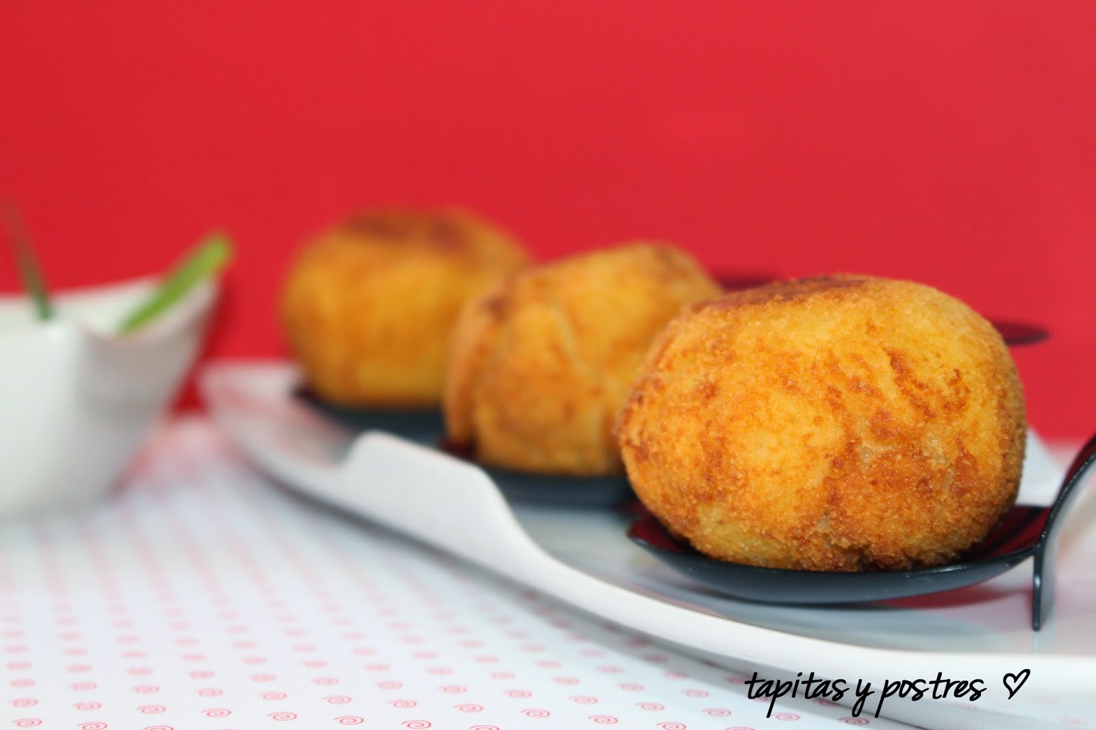 Bolitas De Patatas Rellenas.
