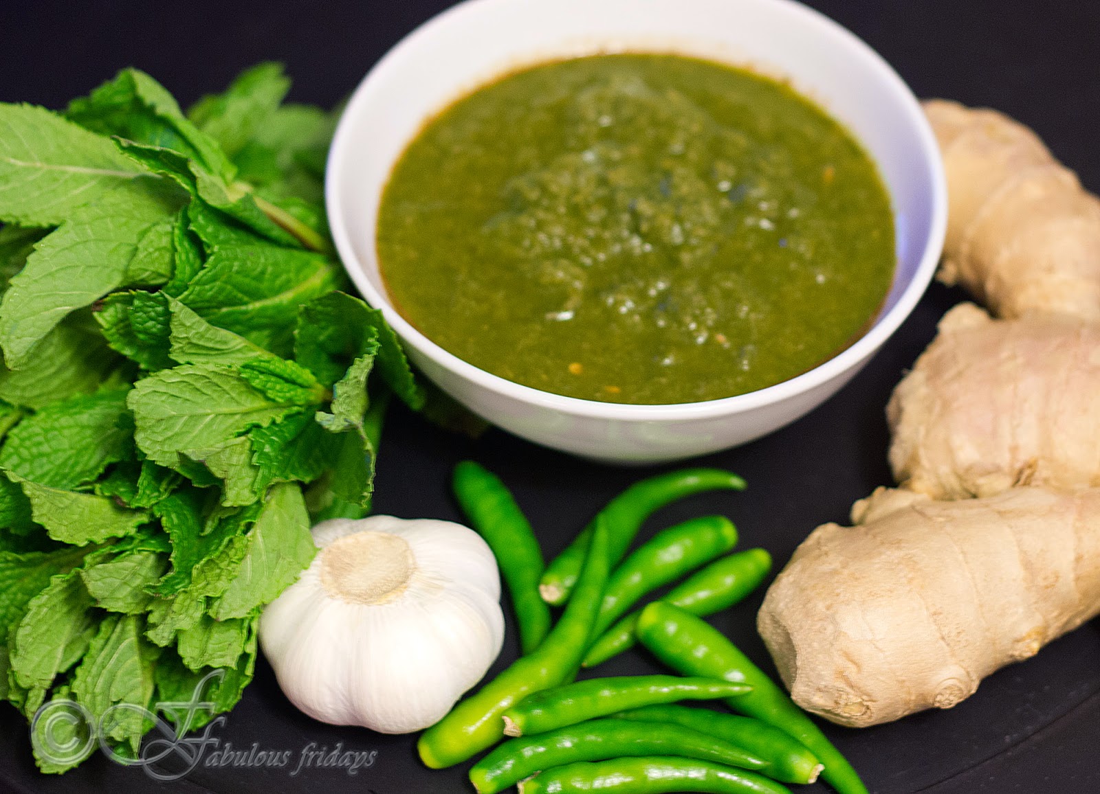 fabulous fridays Mint chutney