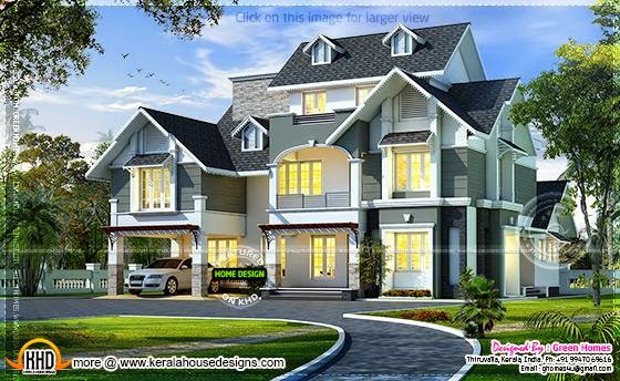 Very beautiful European model home