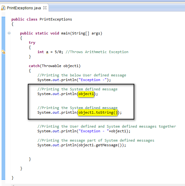 SeleniumByArun 230. Using toString( ) of Throwable Class