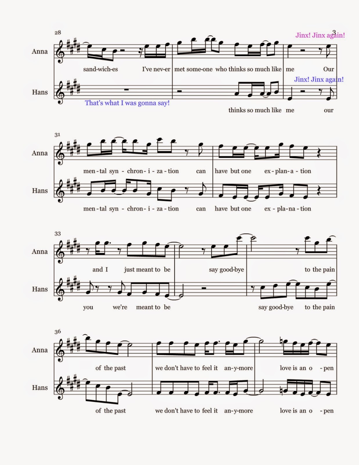 Flute Sheet Music Love Is An Open Door Sheet Music