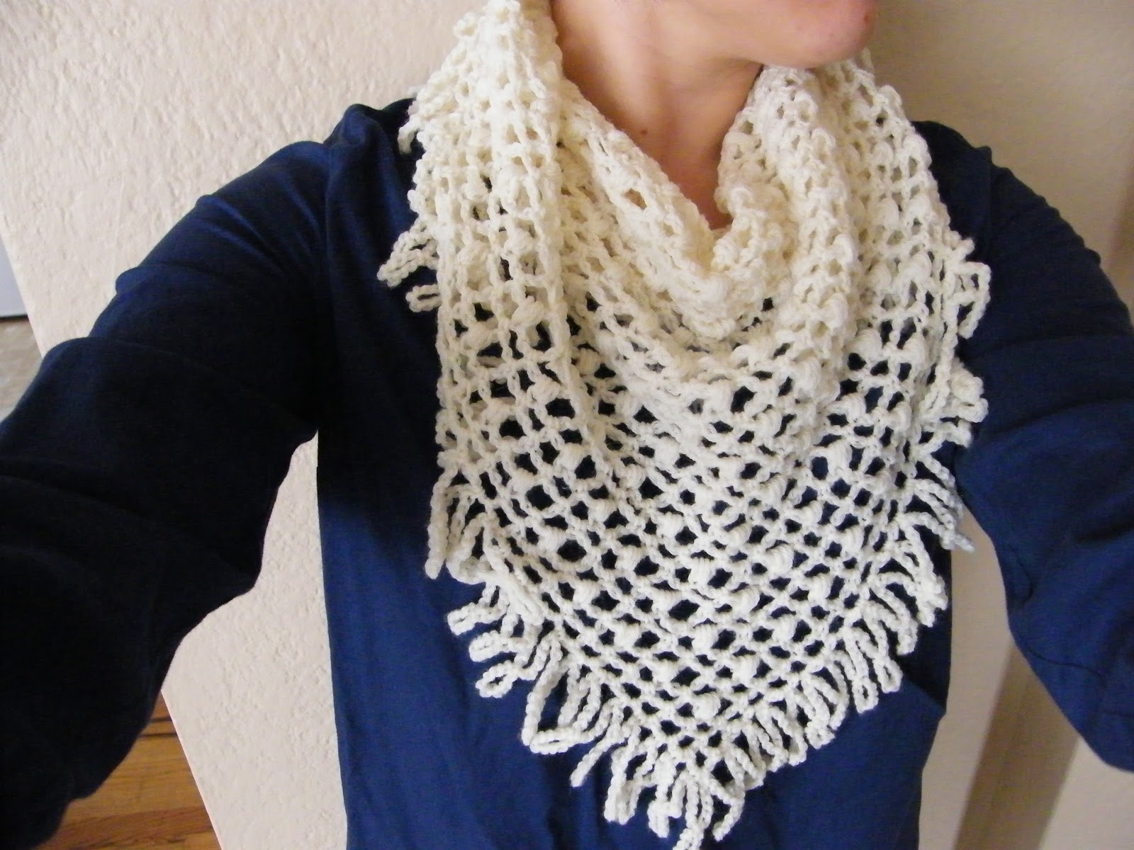 Traditionally Emily: Garden Lattice Shawl Pattern