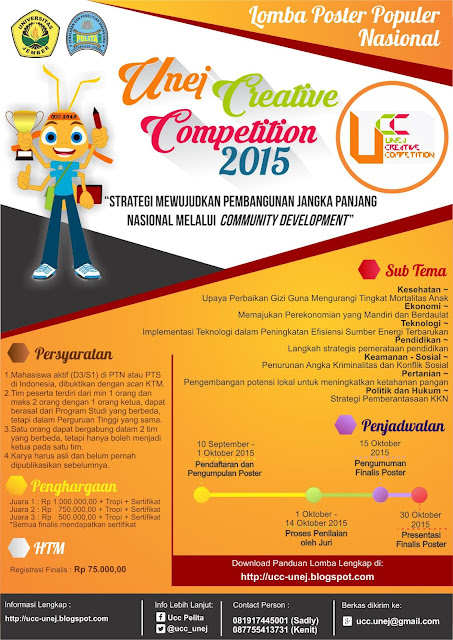 Lomba Poster Populer Nasional ucc unej 2015