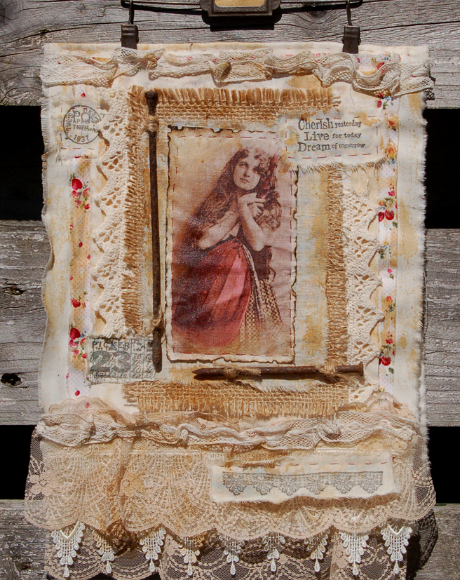 Fabric Wall Hanging Book