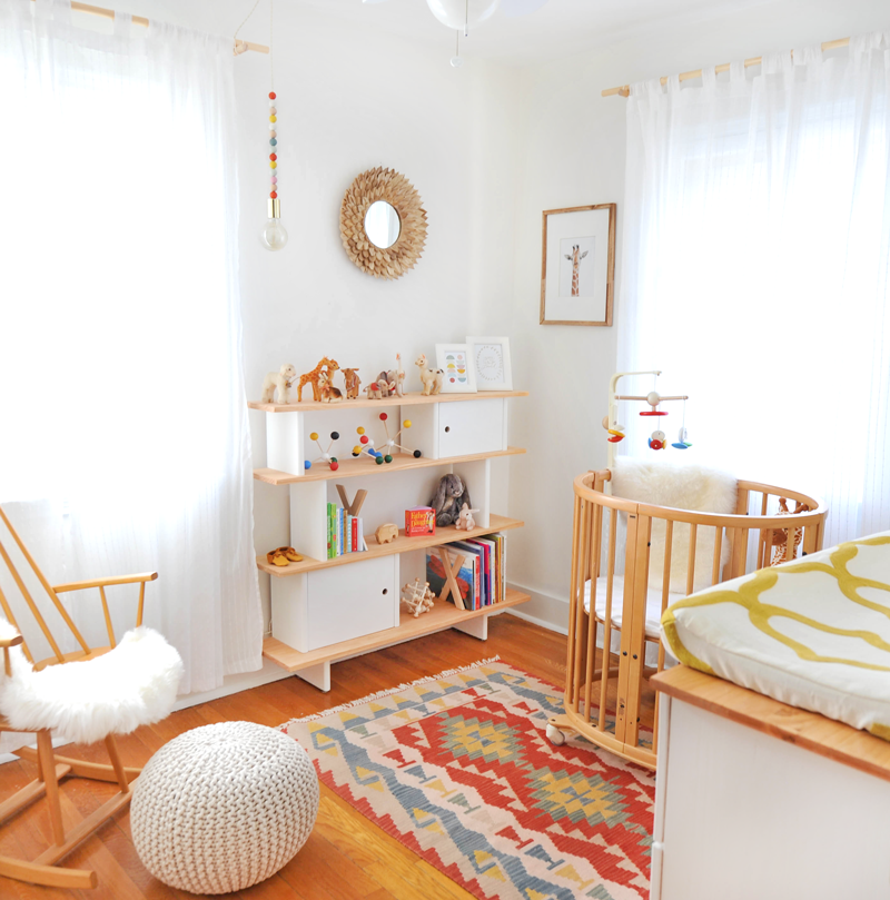 Modern Colorful Baby Girl Nursery