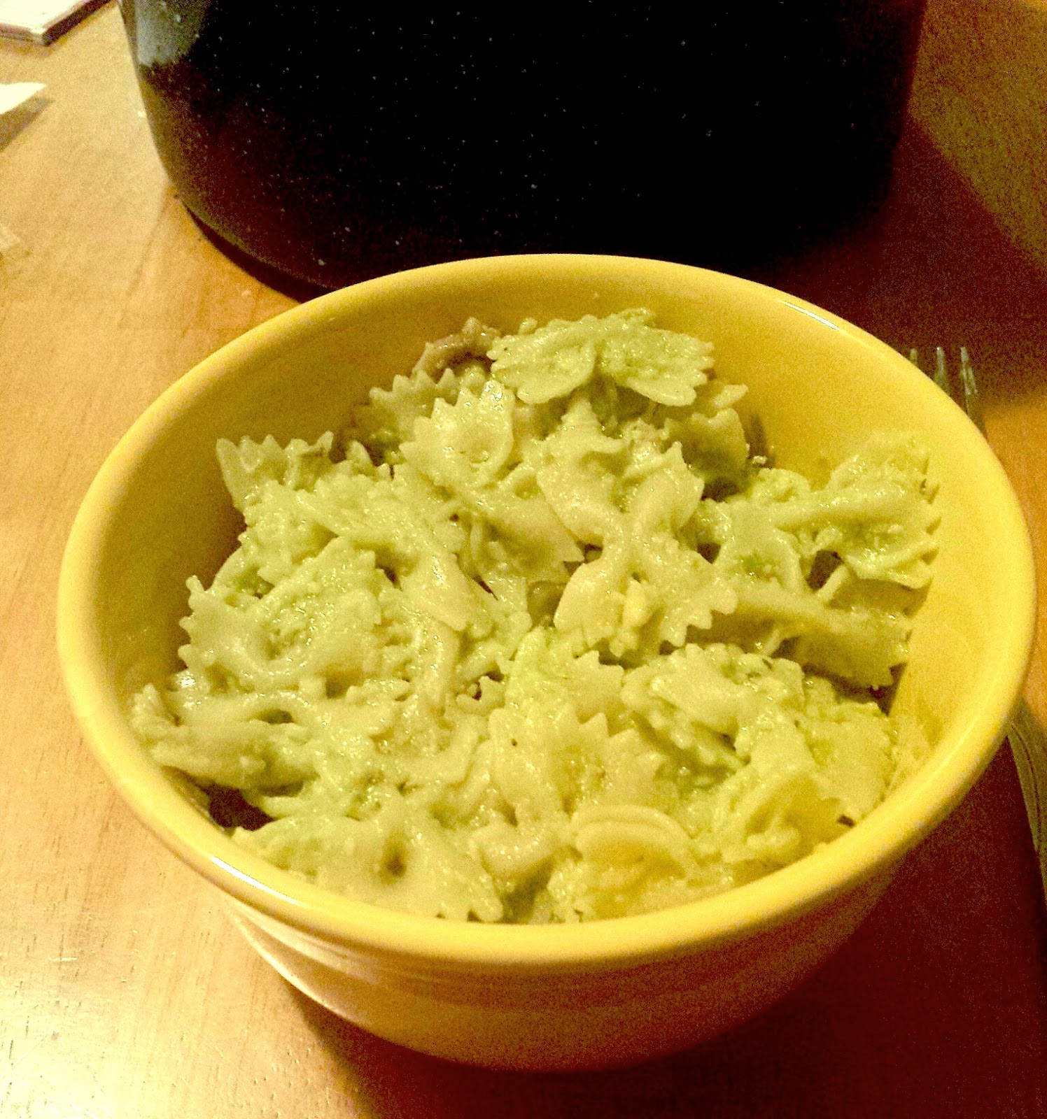 Chef Shann Pasta with Creamy Avocado Sauce