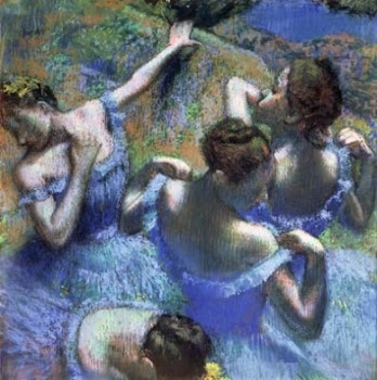 Dancers in blue