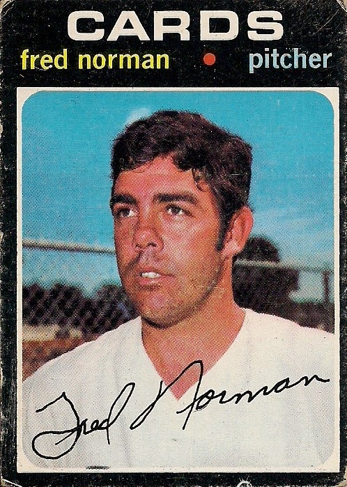Topps 1971 no. 348 fred norman