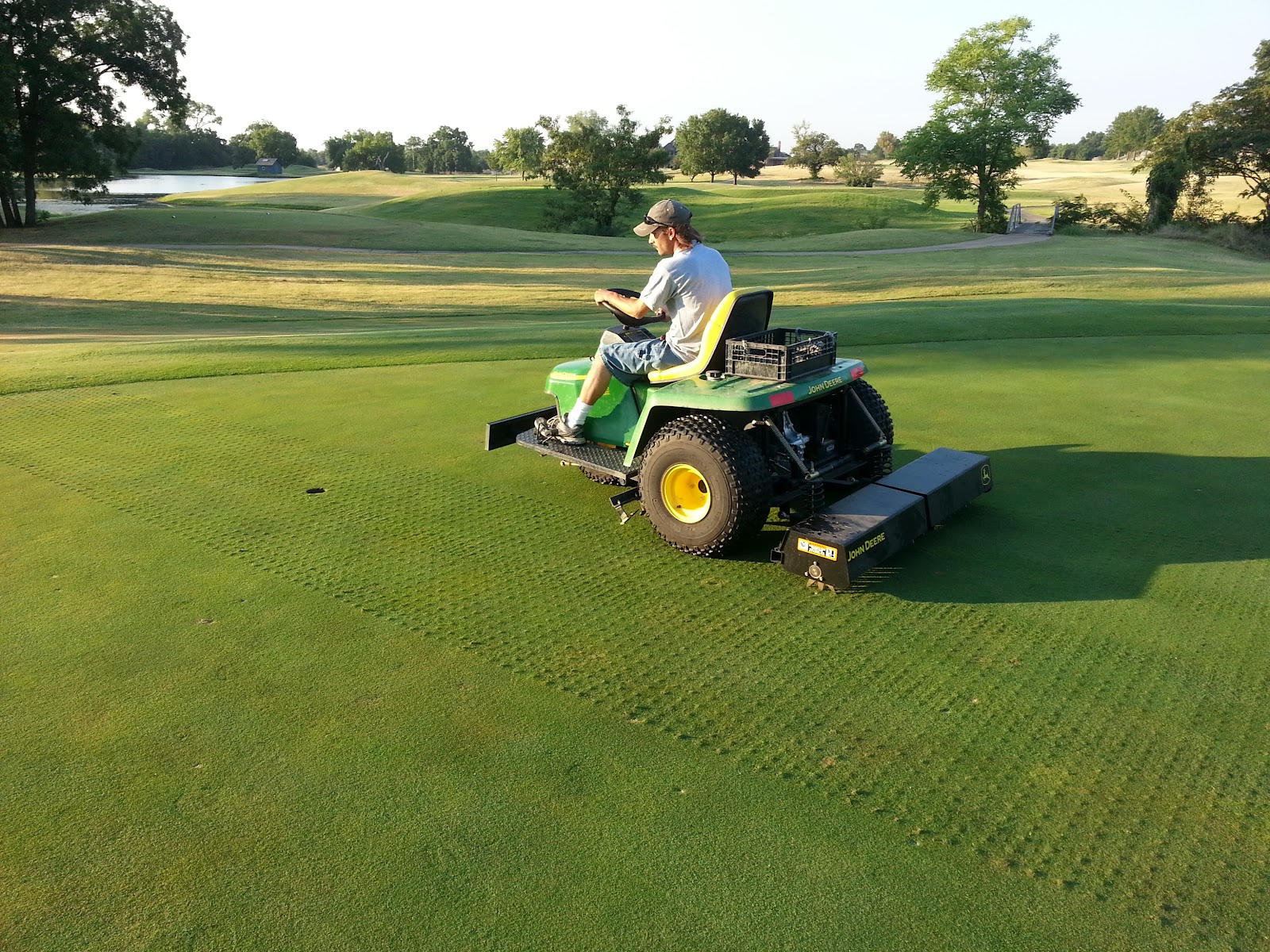 Golf Course Notes Greens Spiking