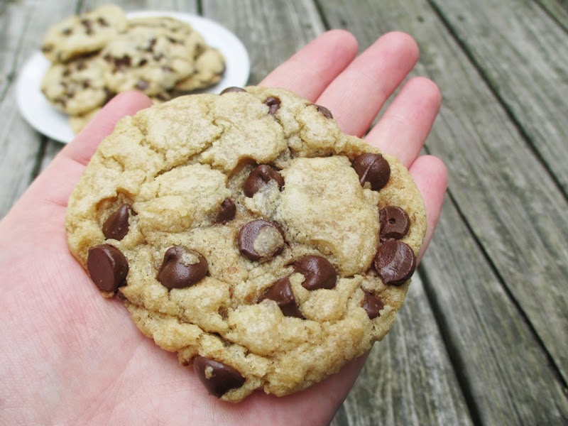 My Half Assed Kitchen Giant Bakery Style Chocolate Chip Cookies