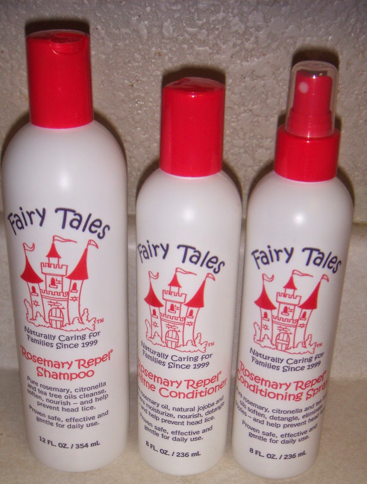 Mommie of 2 Fairy Tales Hair Care Lice Repelling Products