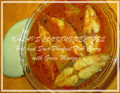 Hot and Sour Pomfret Fish Curry with Green Mango