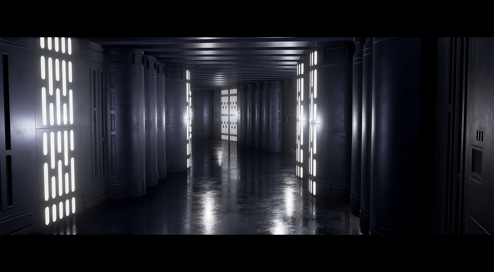 Rigel Vii Death Star Corridors