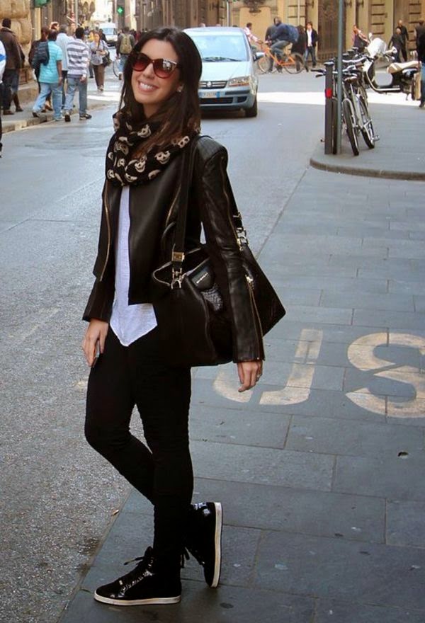Looks con chaquetas de cuero Looks con chaquetas de cuero