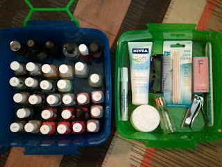 creative cents: nail polish organization...