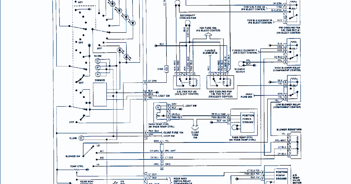 Circuit electrinic: 1992 Regal Buick Wiring Diagram
