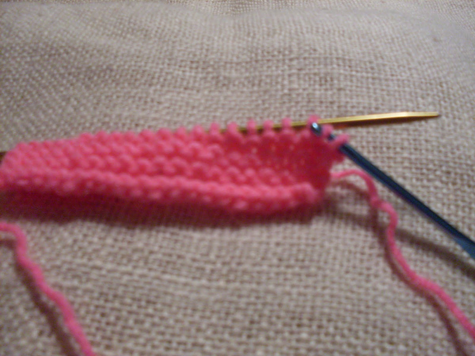 Craftybegonia How to Crochet with Knitting Needles Tutorial1