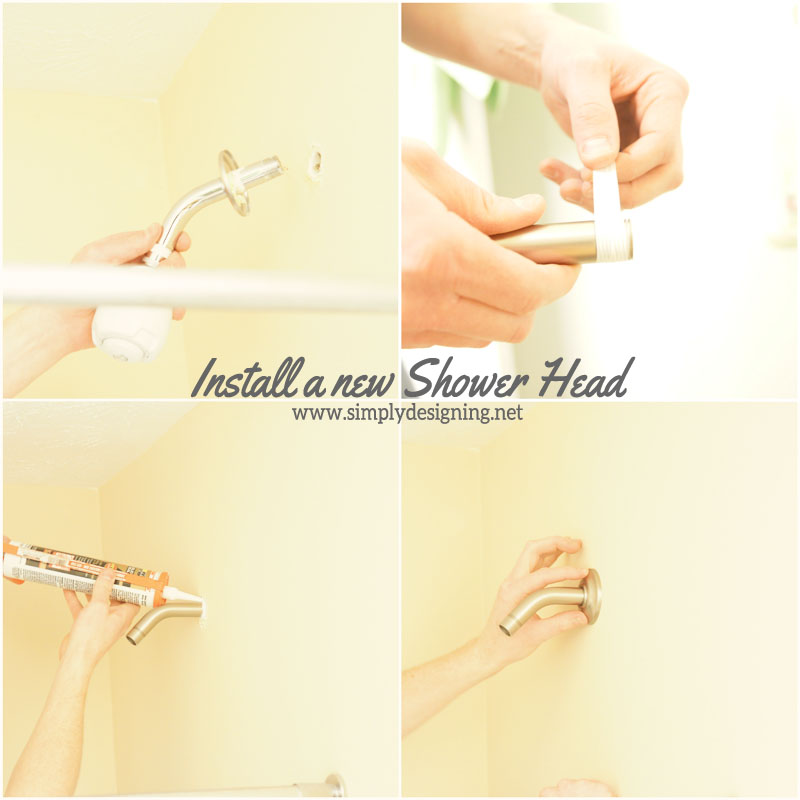 Install a New Shower Head | #diy #bathroom #bathroomremodel #remodel