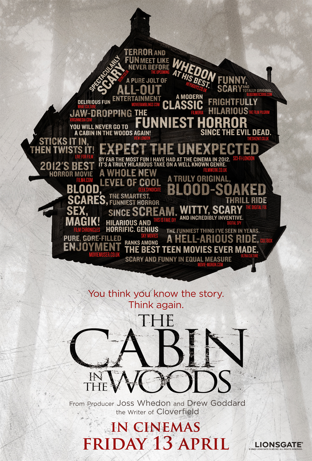 The Incredibly Strange Movie The Cabin In The Woods Joss